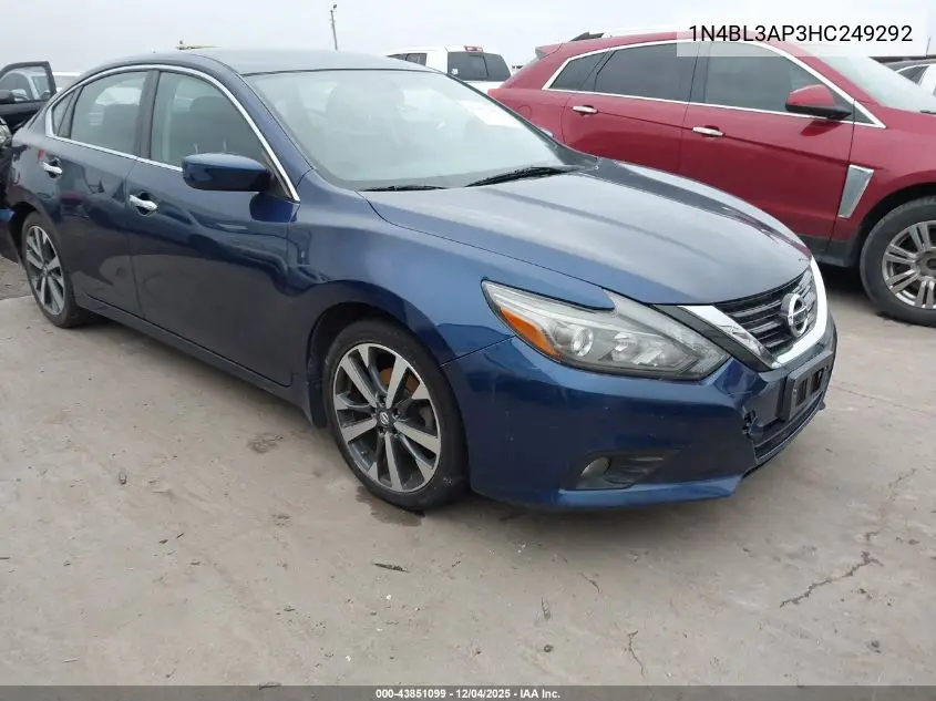 1N4BL3AP3HC249292 2017 Nissan Altima 3.5 Sr