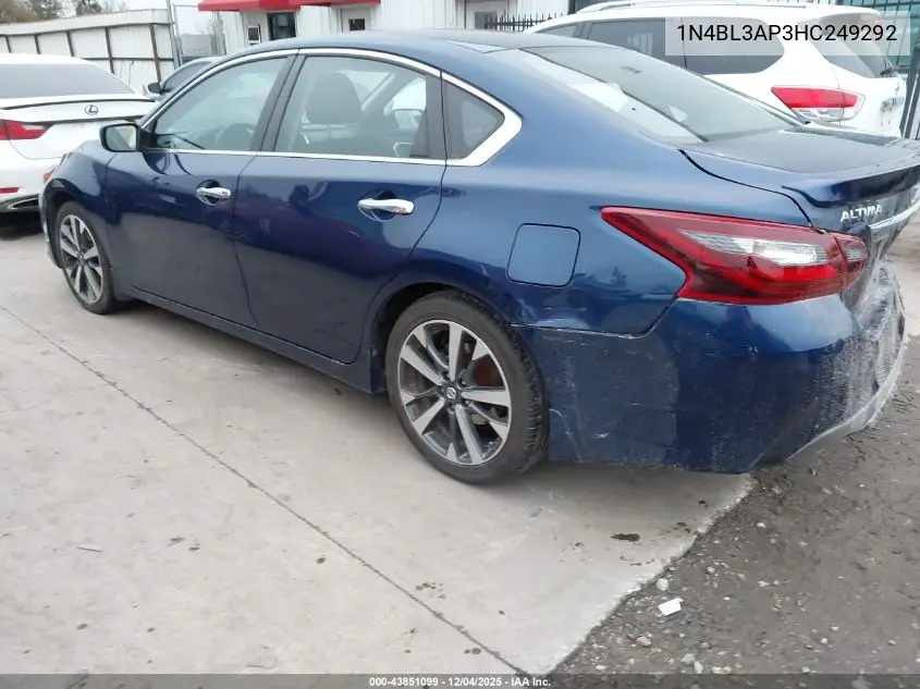 1N4BL3AP3HC249292 2017 Nissan Altima 3.5 Sr