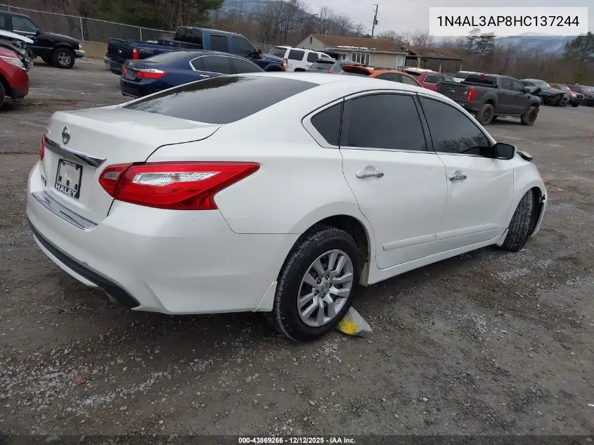 1N4AL3AP8HC137244 2017 Nissan Altima 2.5 S