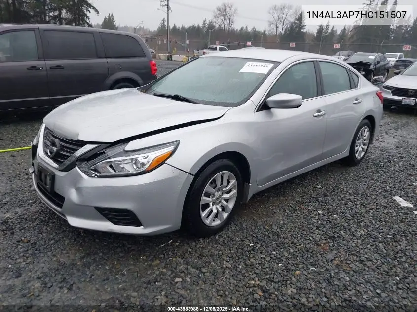 1N4AL3AP7HC151507 2017 Nissan Altima 2.5 S