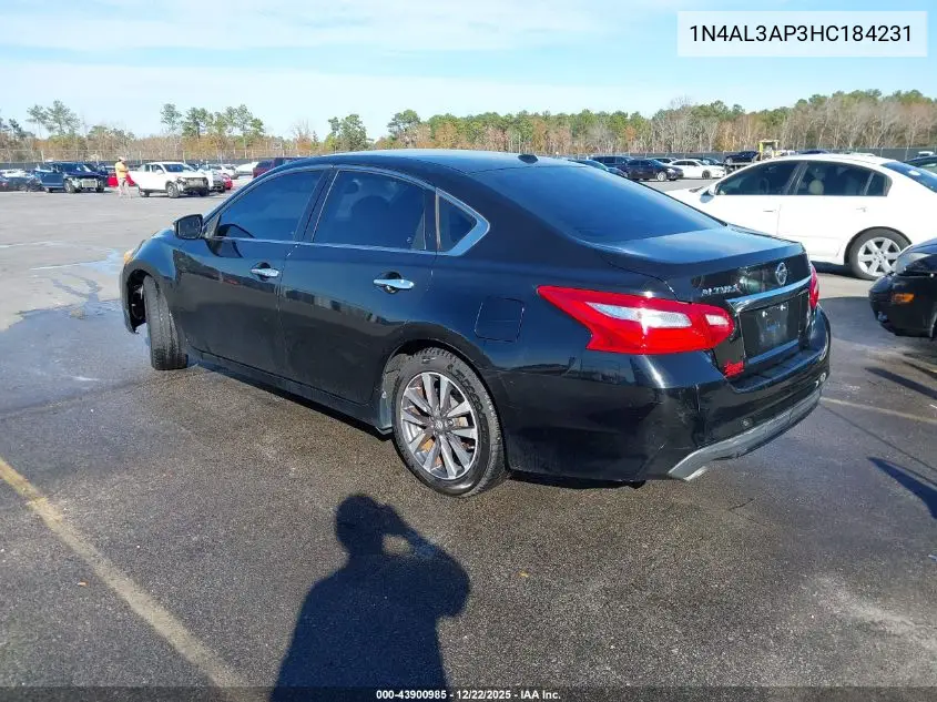 1N4AL3AP3HC184231 2017 Nissan Altima 2.5 Sl