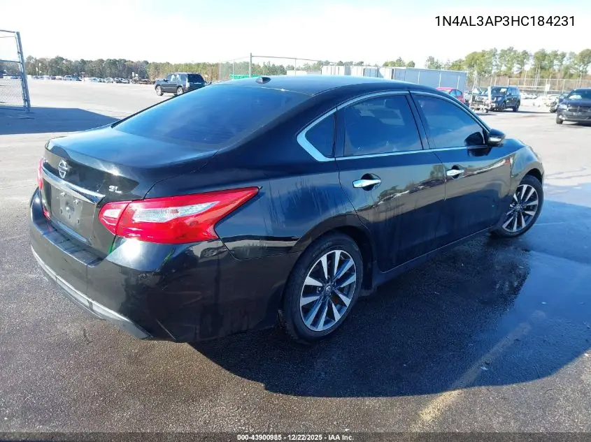 1N4AL3AP3HC184231 2017 Nissan Altima 2.5 Sl