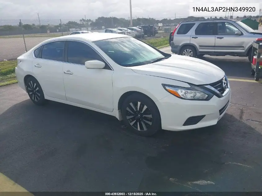 1N4AL3AP2HN349920 2017 Nissan Altima 2.5 S