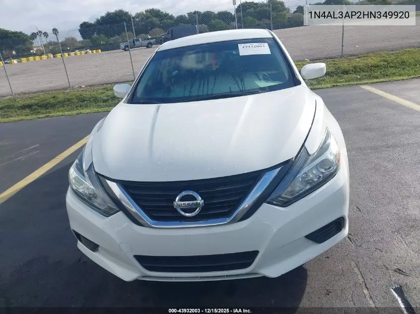 1N4AL3AP2HN349920 2017 Nissan Altima 2.5 S