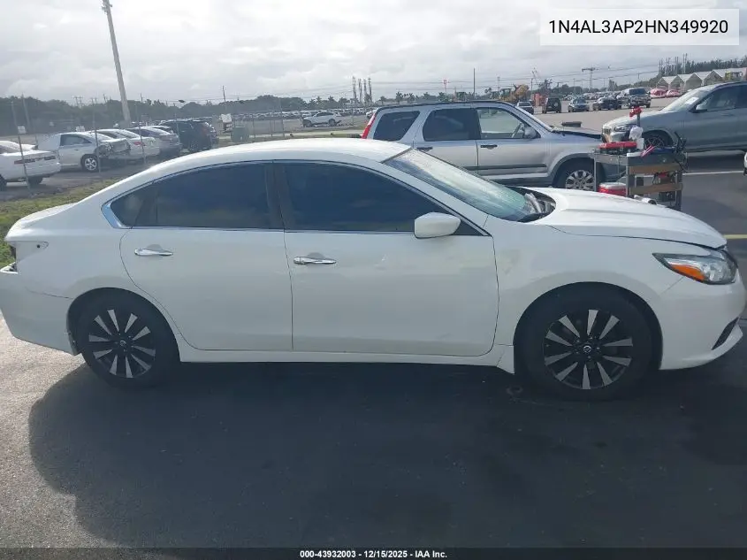 1N4AL3AP2HN349920 2017 Nissan Altima 2.5 S