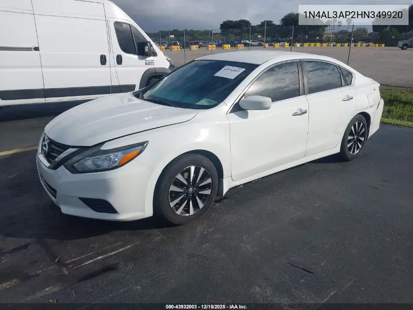 1N4AL3AP2HN349920 2017 Nissan Altima 2.5 S