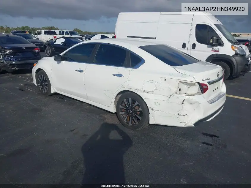 1N4AL3AP2HN349920 2017 Nissan Altima 2.5 S