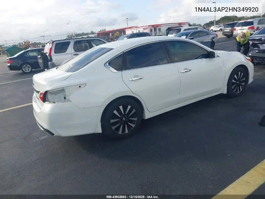 1N4AL3AP2HN349920 2017 Nissan Altima 2.5 S