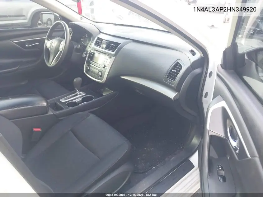 1N4AL3AP2HN349920 2017 Nissan Altima 2.5 S