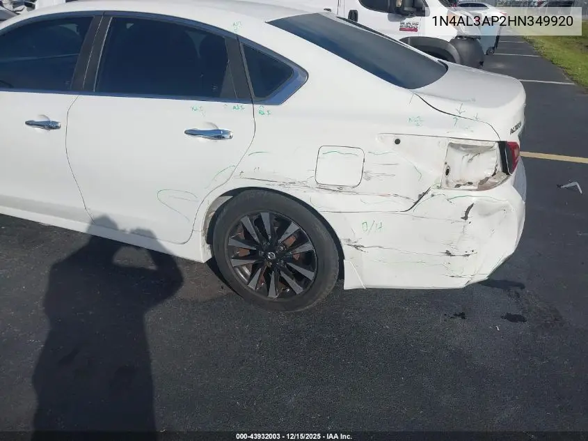 1N4AL3AP2HN349920 2017 Nissan Altima 2.5 S