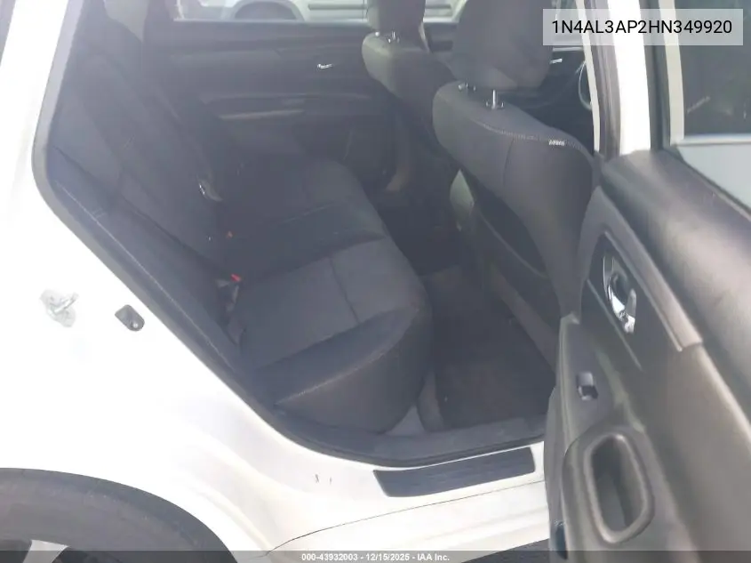 1N4AL3AP2HN349920 2017 Nissan Altima 2.5 S