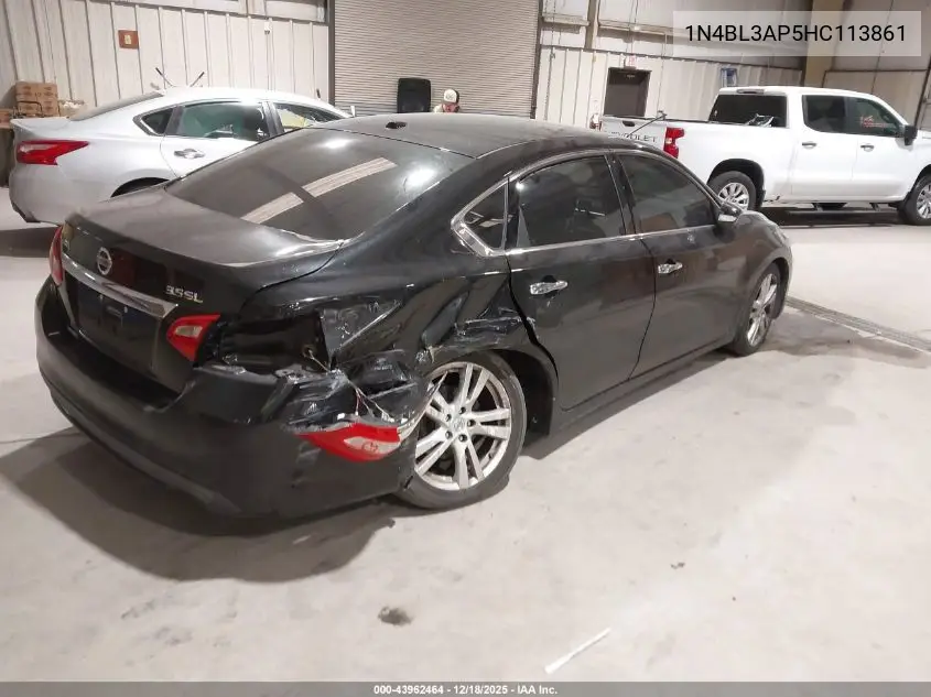 1N4BL3AP5HC113861 2017 Nissan Altima 3.5 Sl/3.5 Sr