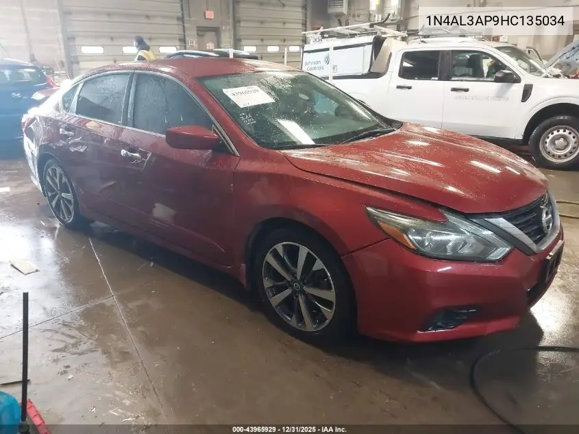 1N4AL3AP9HC135034 2017 Nissan Altima 2.5 Sr