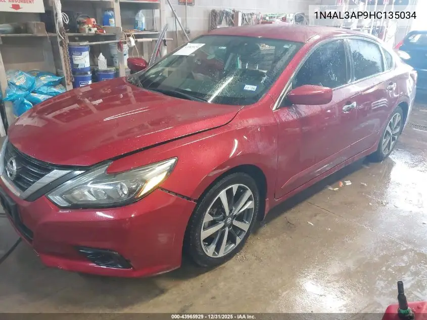 1N4AL3AP9HC135034 2017 Nissan Altima 2.5 Sr
