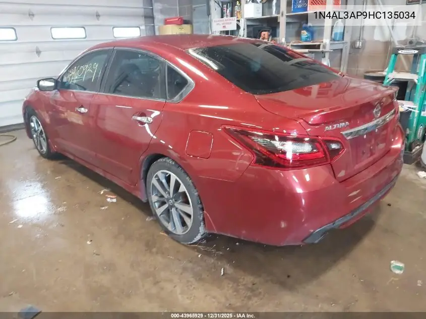 1N4AL3AP9HC135034 2017 Nissan Altima 2.5 Sr