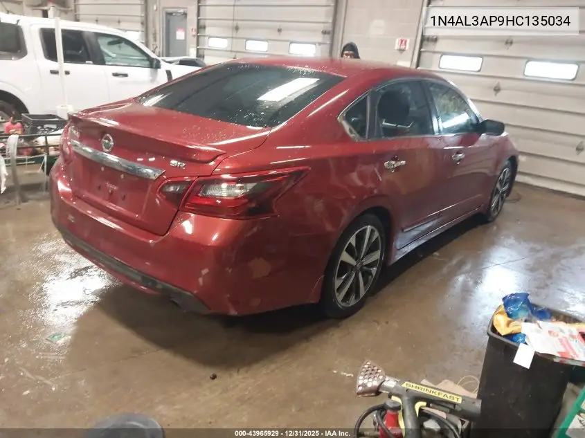 1N4AL3AP9HC135034 2017 Nissan Altima 2.5 Sr