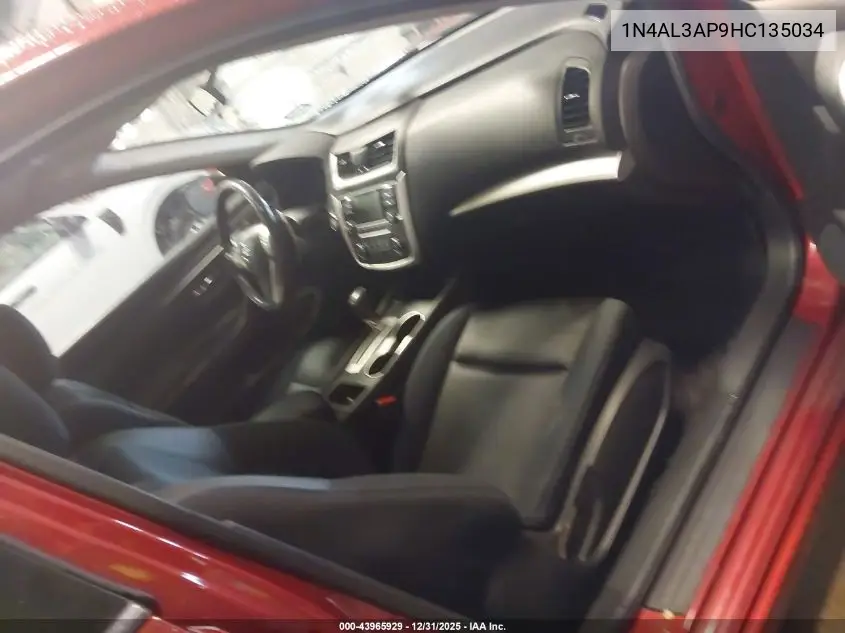 1N4AL3AP9HC135034 2017 Nissan Altima 2.5 Sr