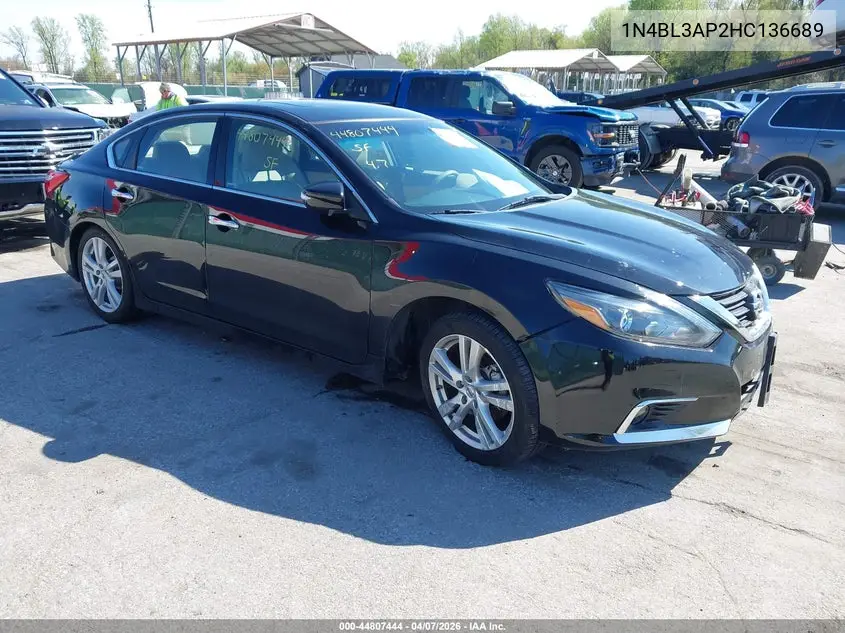1N4BL3AP2HC136689 2017 Nissan Altima 3.5 Sl