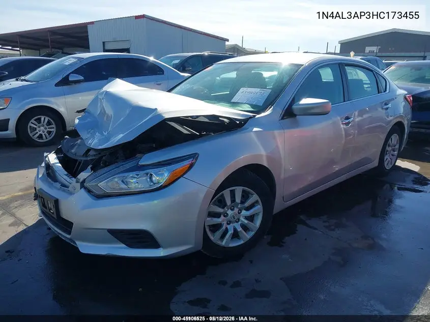 1N4AL3AP3HC173455 2017 Nissan Altima 2.5 S