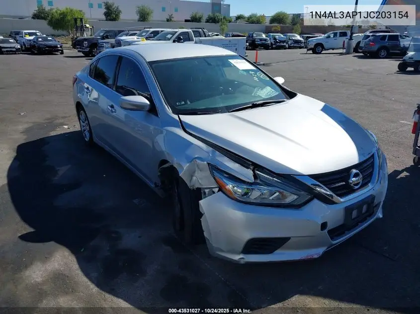 1N4AL3AP1JC203154 2018 Nissan Altima 2.5 S
