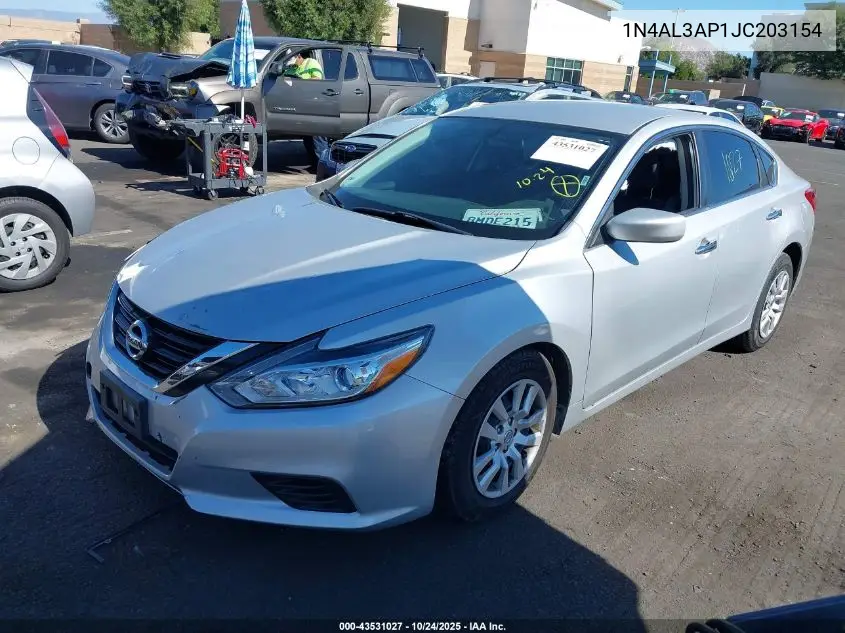 1N4AL3AP1JC203154 2018 Nissan Altima 2.5 S