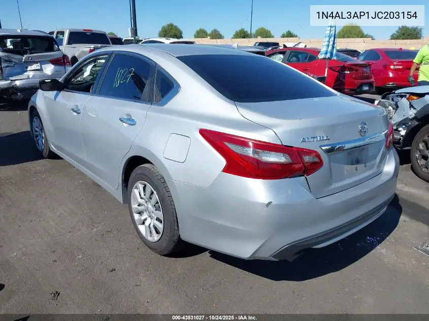 1N4AL3AP1JC203154 2018 Nissan Altima 2.5 S
