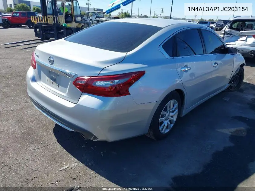 1N4AL3AP1JC203154 2018 Nissan Altima 2.5 S