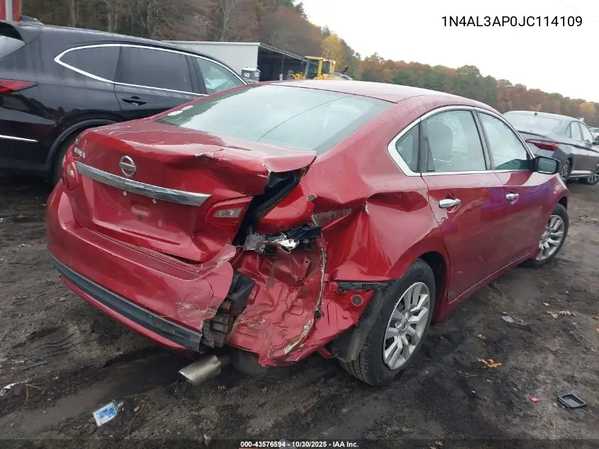 1N4AL3AP0JC114109 2018 Nissan Altima 2.5 S