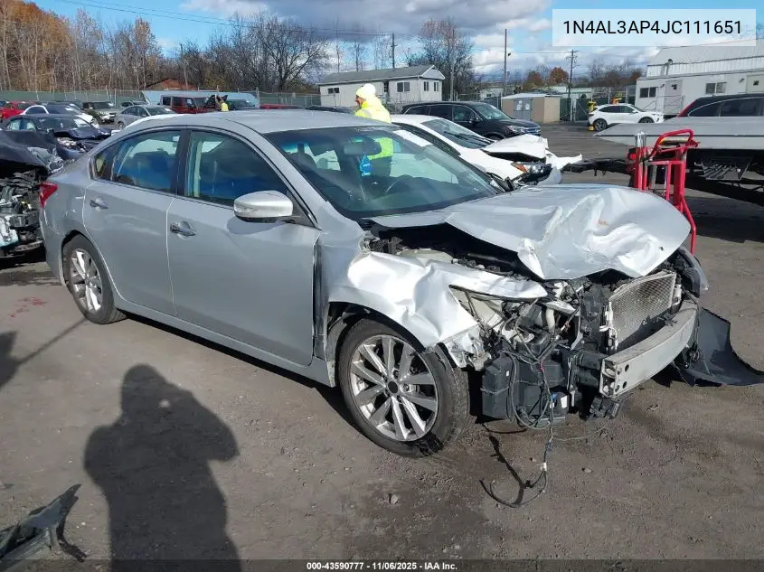 1N4AL3AP4JC111651 2018 Nissan Altima 2.5 Sl