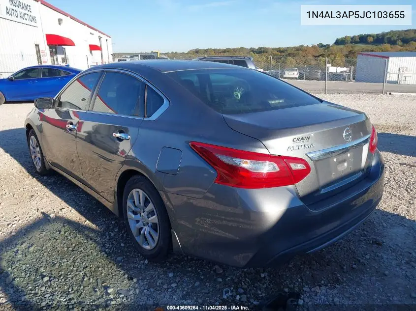 1N4AL3AP5JC103655 2018 Nissan Altima 2.5 S