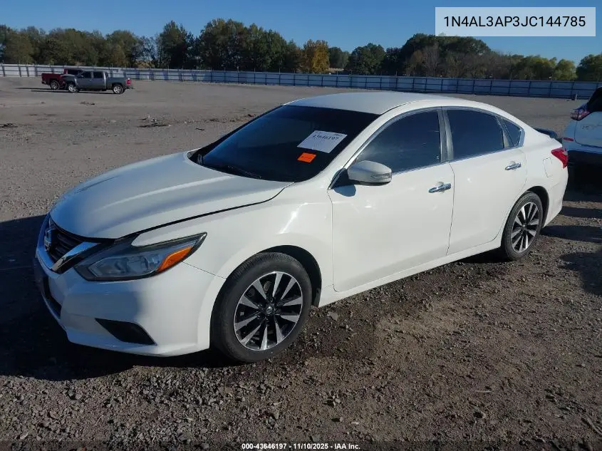 1N4AL3AP3JC144785 2018 Nissan Altima 2.5 Sl
