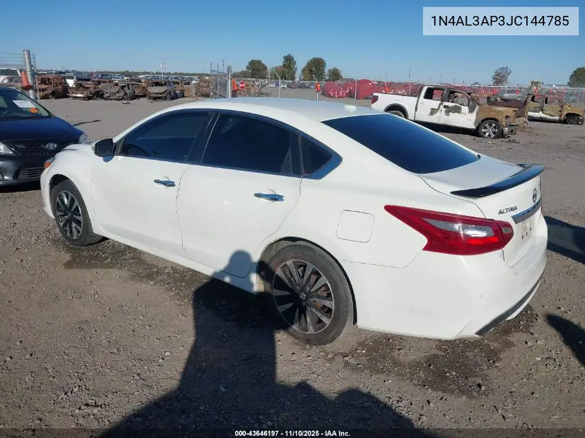1N4AL3AP3JC144785 2018 Nissan Altima 2.5 Sl