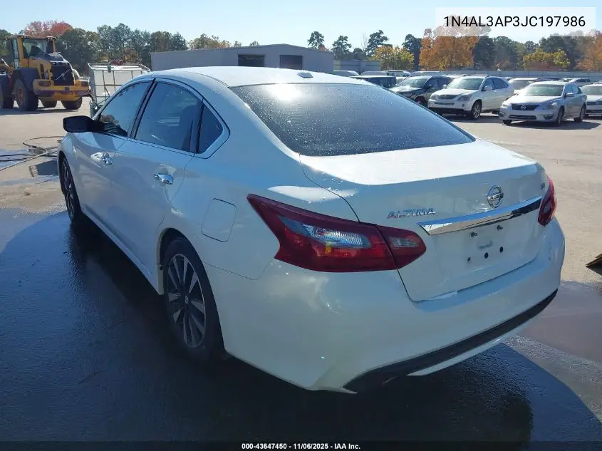 1N4AL3AP3JC197986 2018 Nissan Altima 2.5 Sv