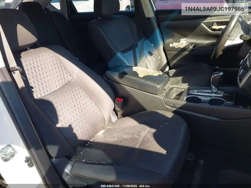 1N4AL3AP3JC197986 2018 Nissan Altima 2.5 Sv