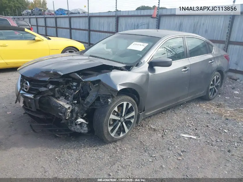 1N4AL3APXJC113856 2018 Nissan Altima 2.5 Sr