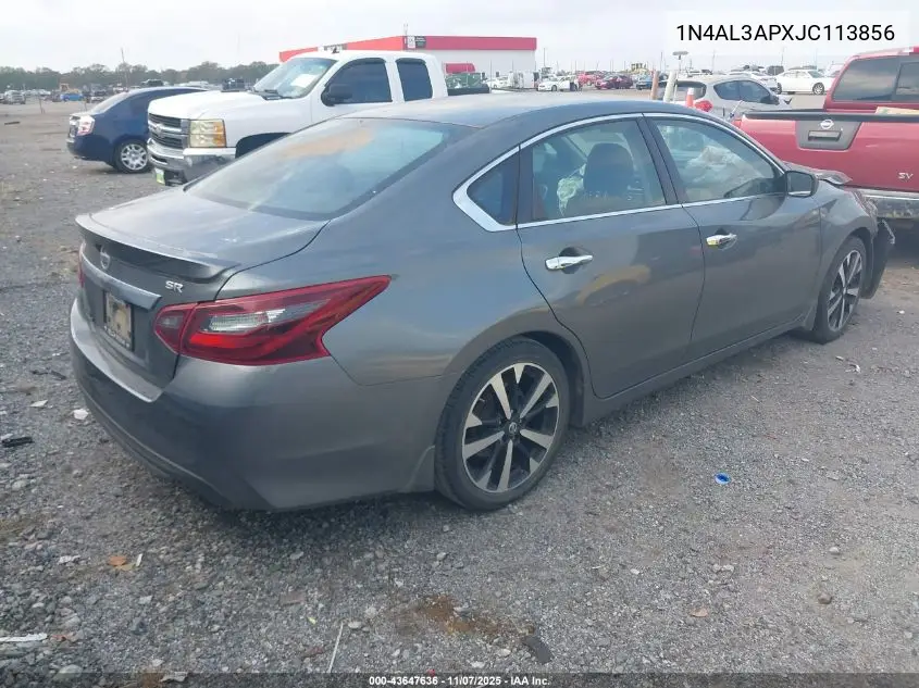 1N4AL3APXJC113856 2018 Nissan Altima 2.5 Sr