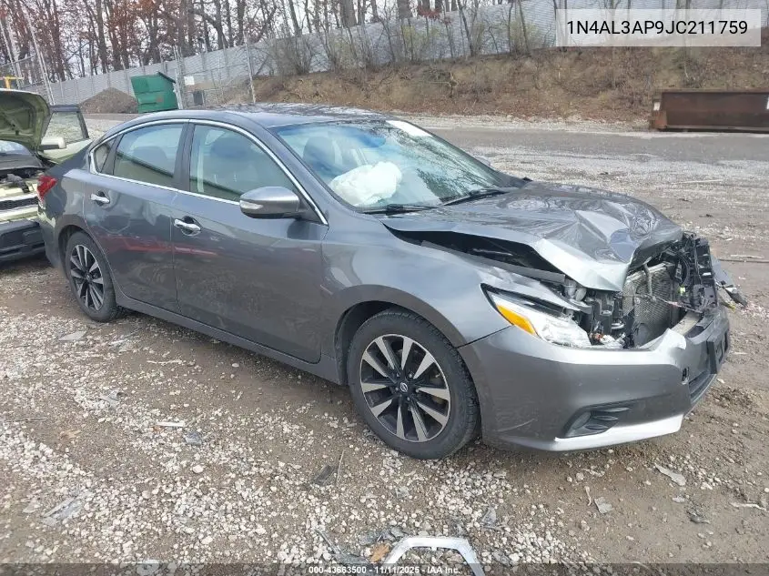 1N4AL3AP9JC211759 2018 Nissan Altima 2.5 Sl