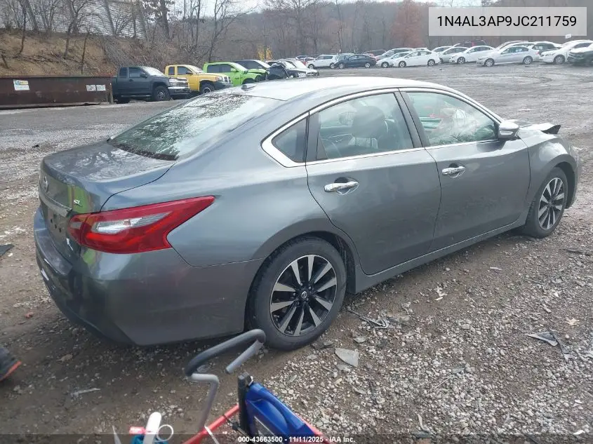 1N4AL3AP9JC211759 2018 Nissan Altima 2.5 Sl