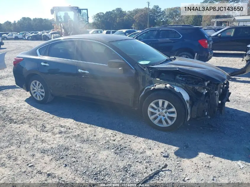 1N4AL3AP8JC143650 2018 Nissan Altima 2.5 S