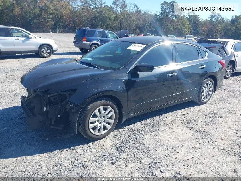 1N4AL3AP8JC143650 2018 Nissan Altima 2.5 S