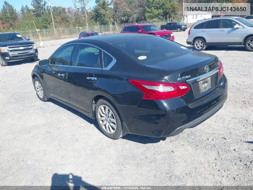 1N4AL3AP8JC143650 2018 Nissan Altima 2.5 S
