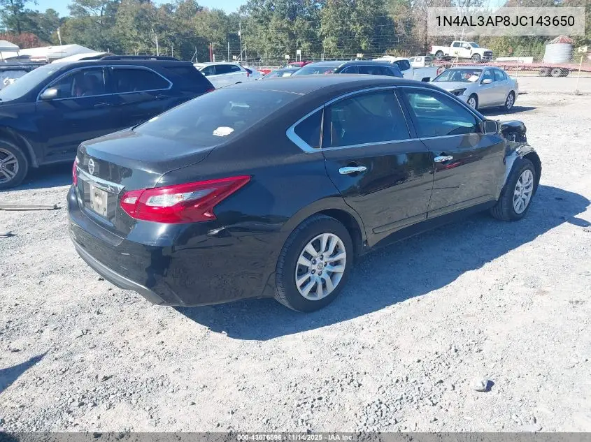 1N4AL3AP8JC143650 2018 Nissan Altima 2.5 S