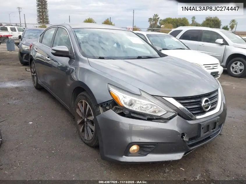 1N4AL3AP8JC274447 2018 Nissan Altima 2.5 Sl