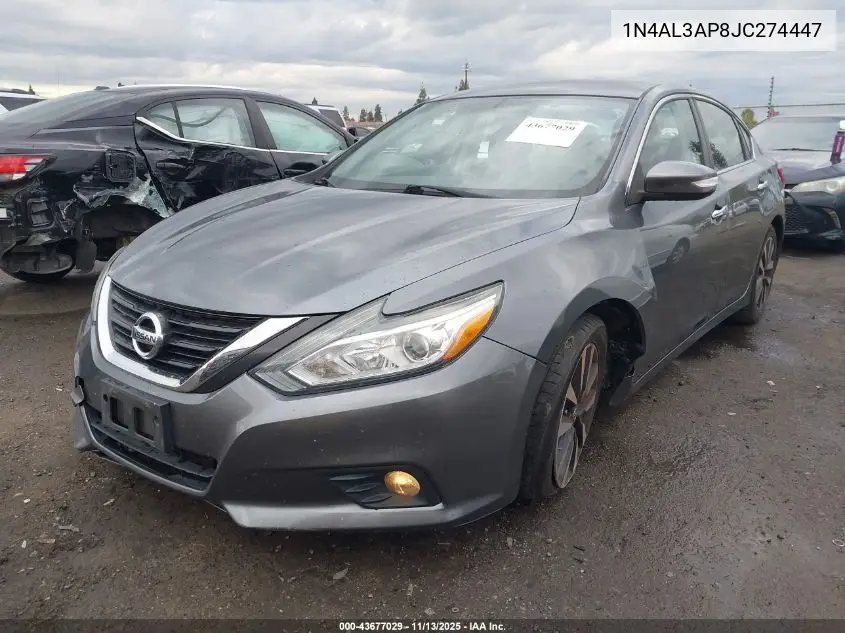 1N4AL3AP8JC274447 2018 Nissan Altima 2.5 Sl