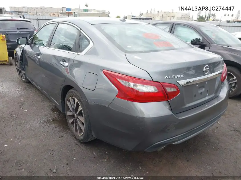 1N4AL3AP8JC274447 2018 Nissan Altima 2.5 Sl