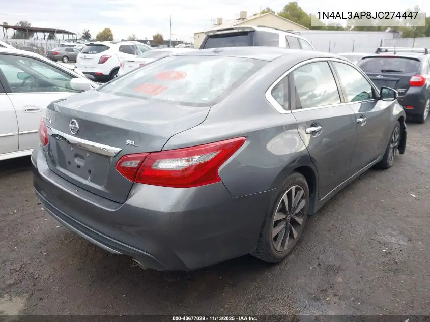 1N4AL3AP8JC274447 2018 Nissan Altima 2.5 Sl