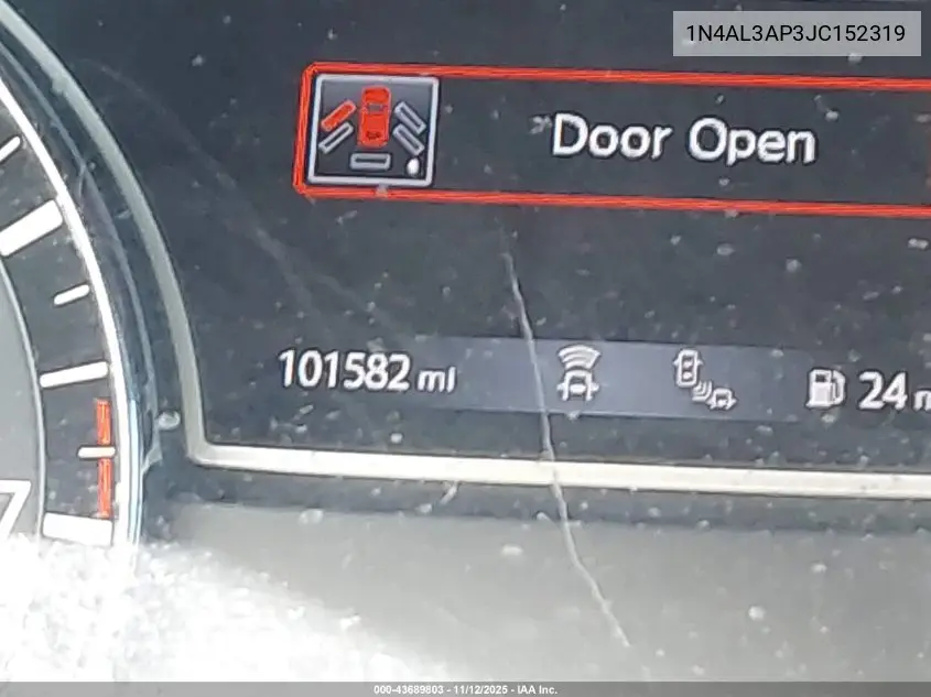 1N4AL3AP3JC152319 2018 Nissan Altima 2.5 Sl