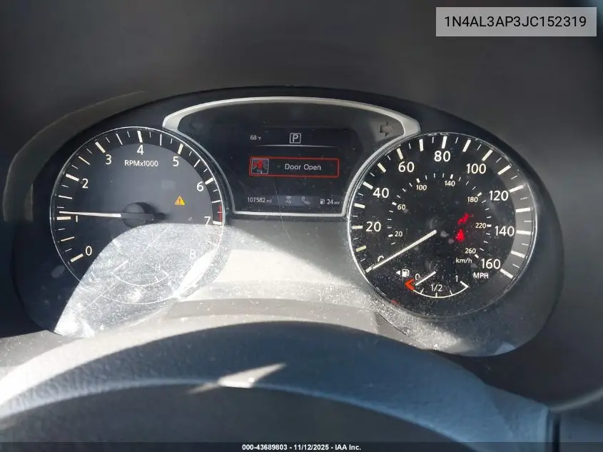 1N4AL3AP3JC152319 2018 Nissan Altima 2.5 Sl