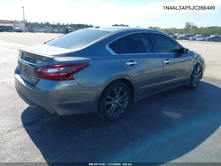 1N4AL3AP5JC288449 2018 Nissan Altima 2.5 Sr