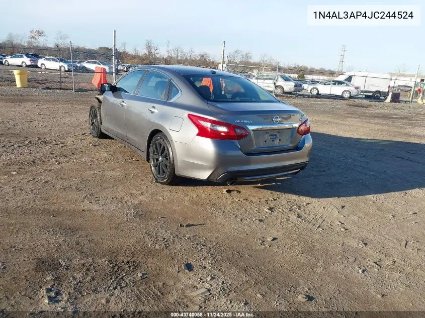 1N4AL3AP4JC244524 2018 Nissan Altima 2.5 Sv